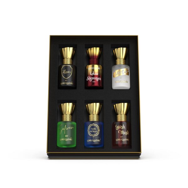 Packofsix.4 Assorted Luxury Attar Perfume Gift Set (6 × 5.5Ml)